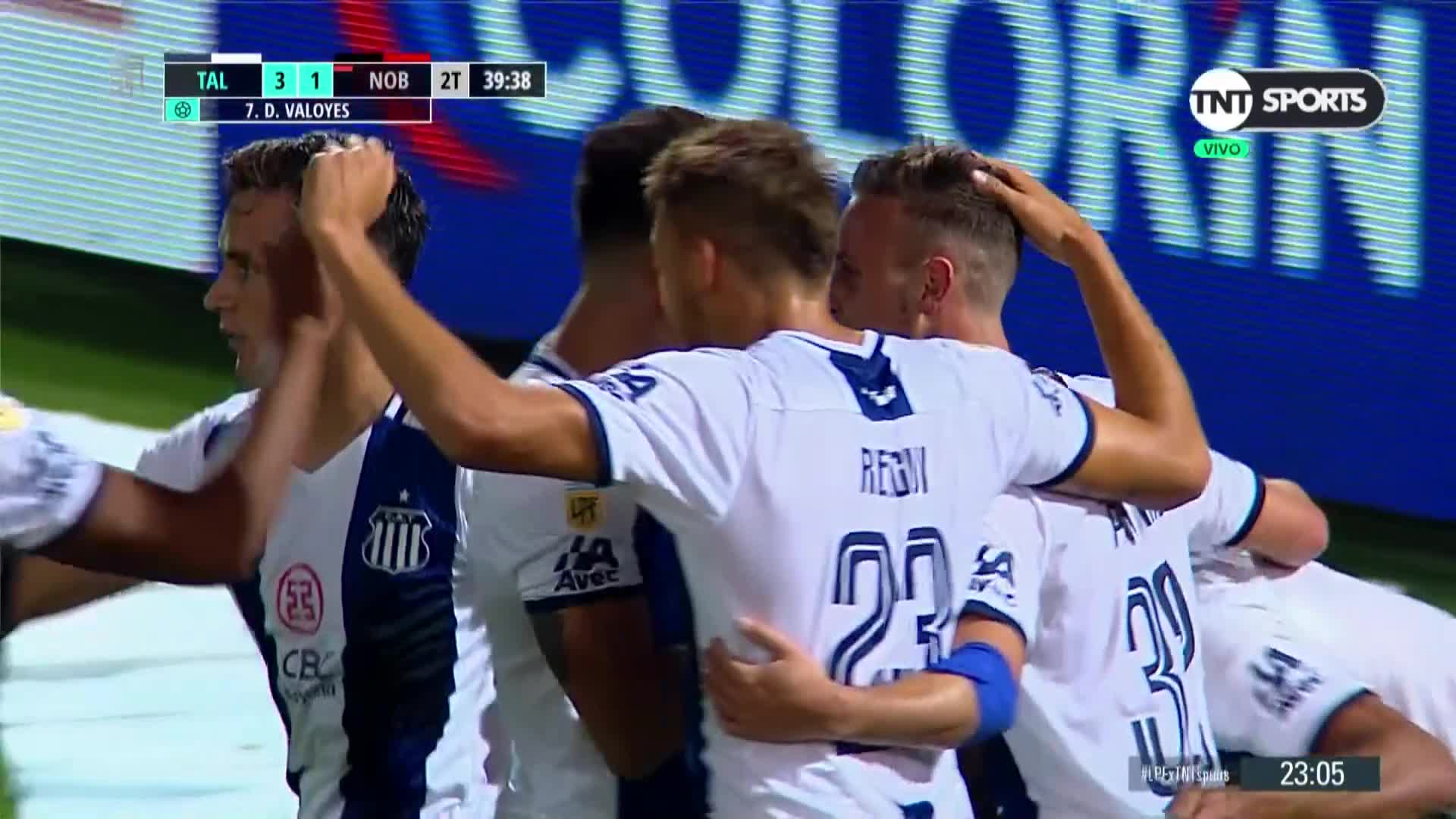 El gol de Valoyes para Talleres