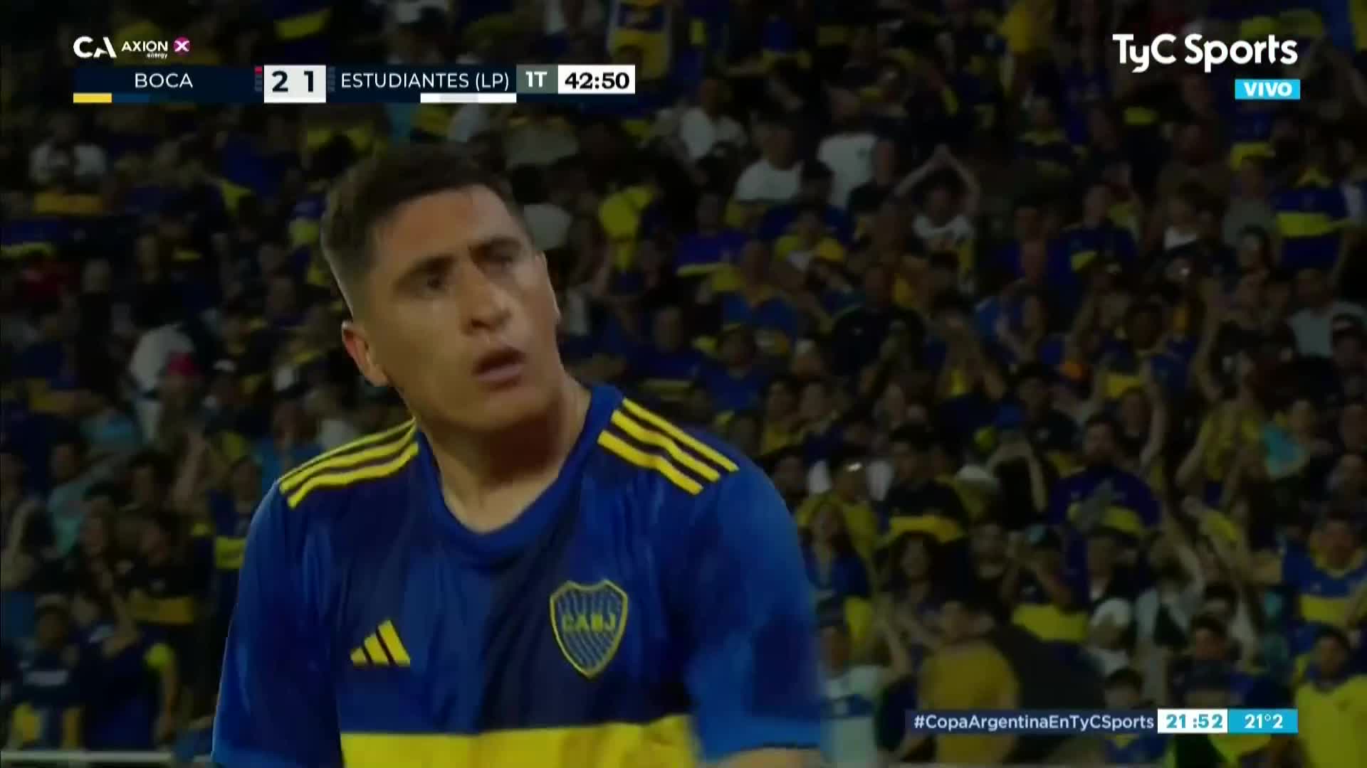 De nuevo Merentiel y el 2 a 1 de Boca sobre Estudiantes