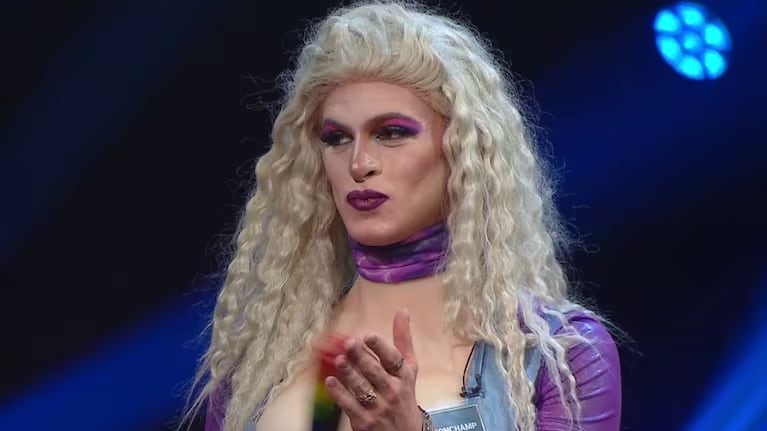 Una artista Drag Queen deslumbró a Guido Kaczka en The Floor 