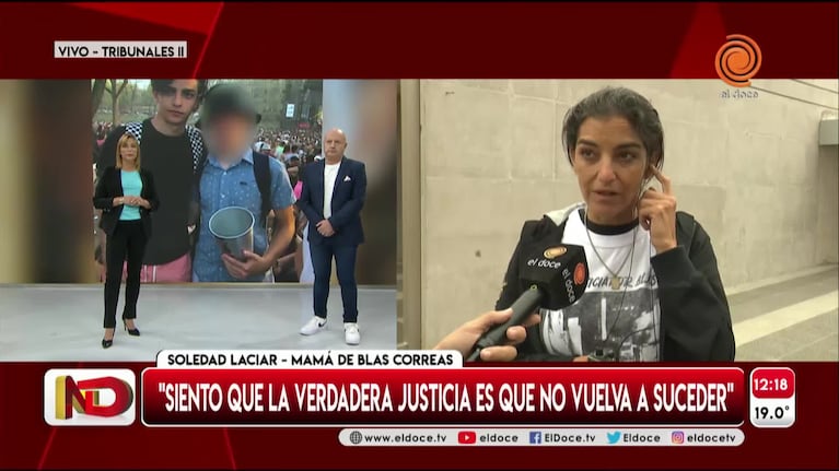 El testimonio de Soledad Laciar en la última audiencia