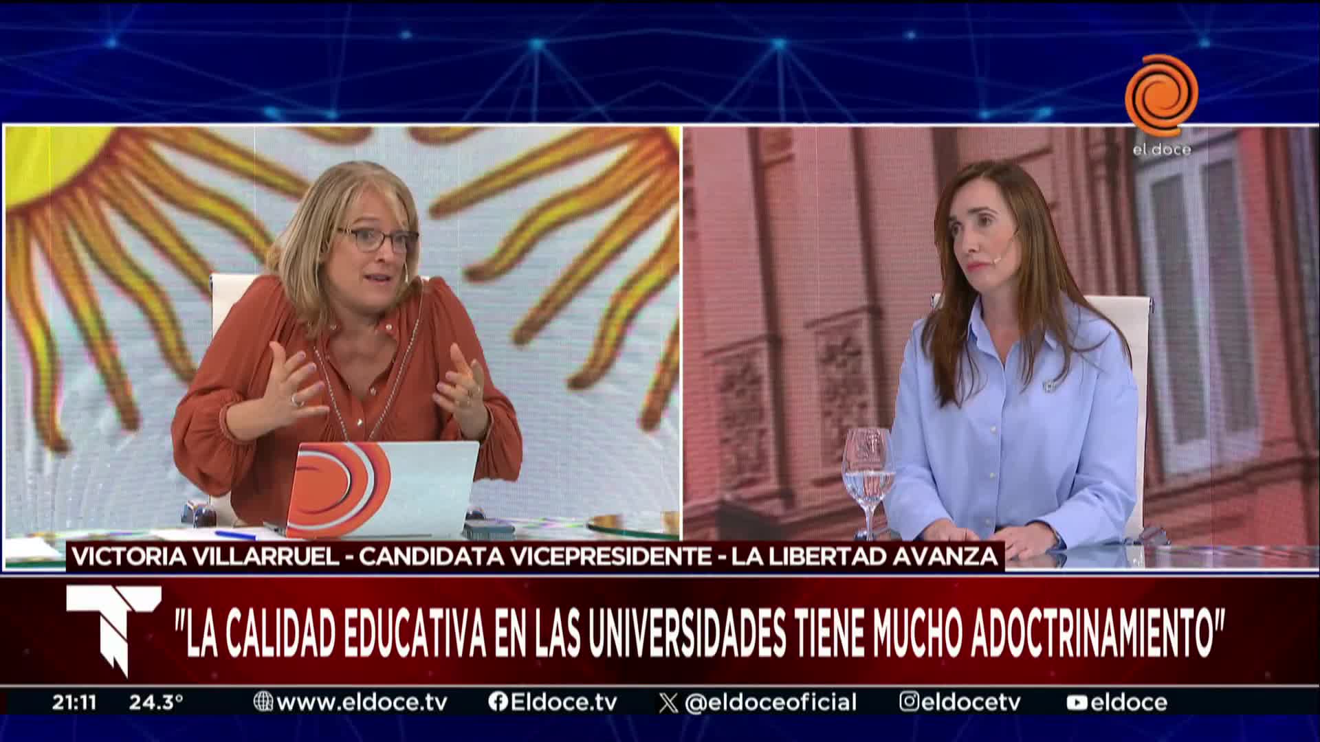 Villarruel cuestionó al kirchnerismo por la calidad educativa