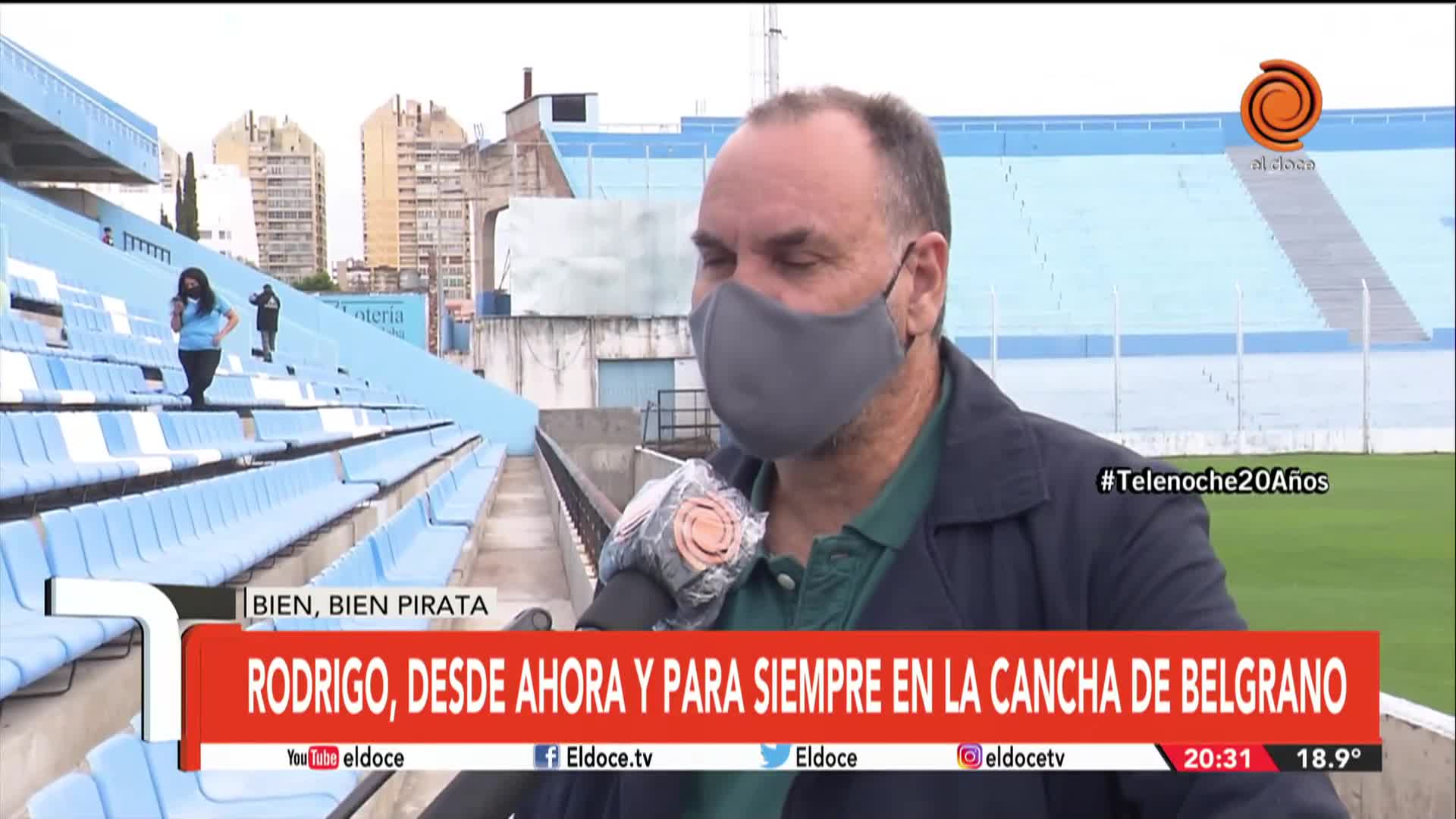 La estatua de Rodrigo en el Gigante de Alberdi