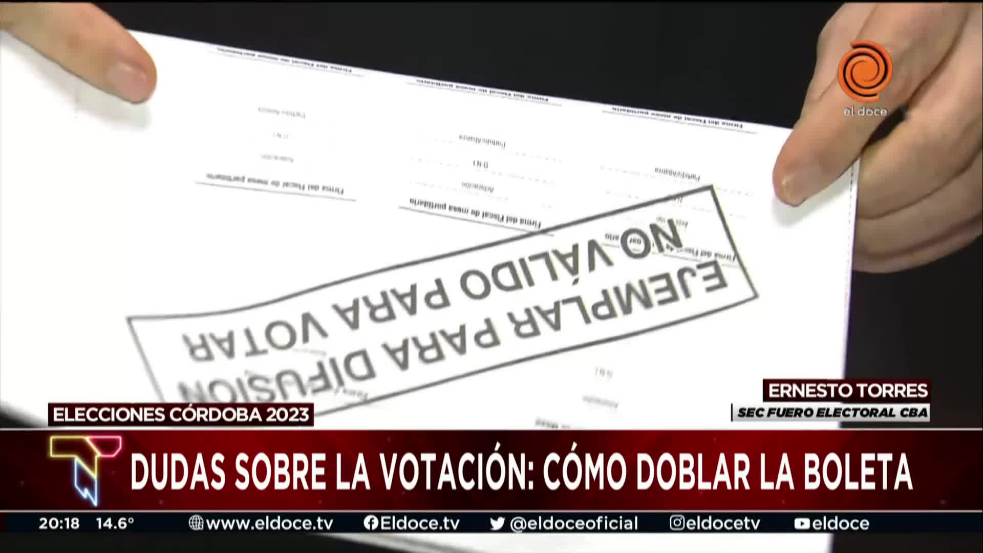 Explicaron qué hacer al cometer un error en el uso de la boleta única