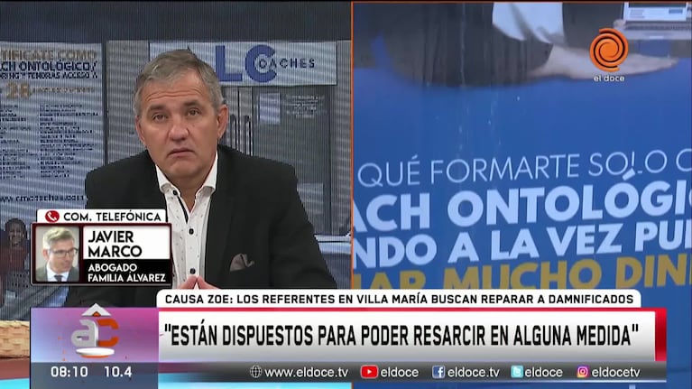 Generación Zoe: los Álvarez quieren reparar a los damnificados en Villa María