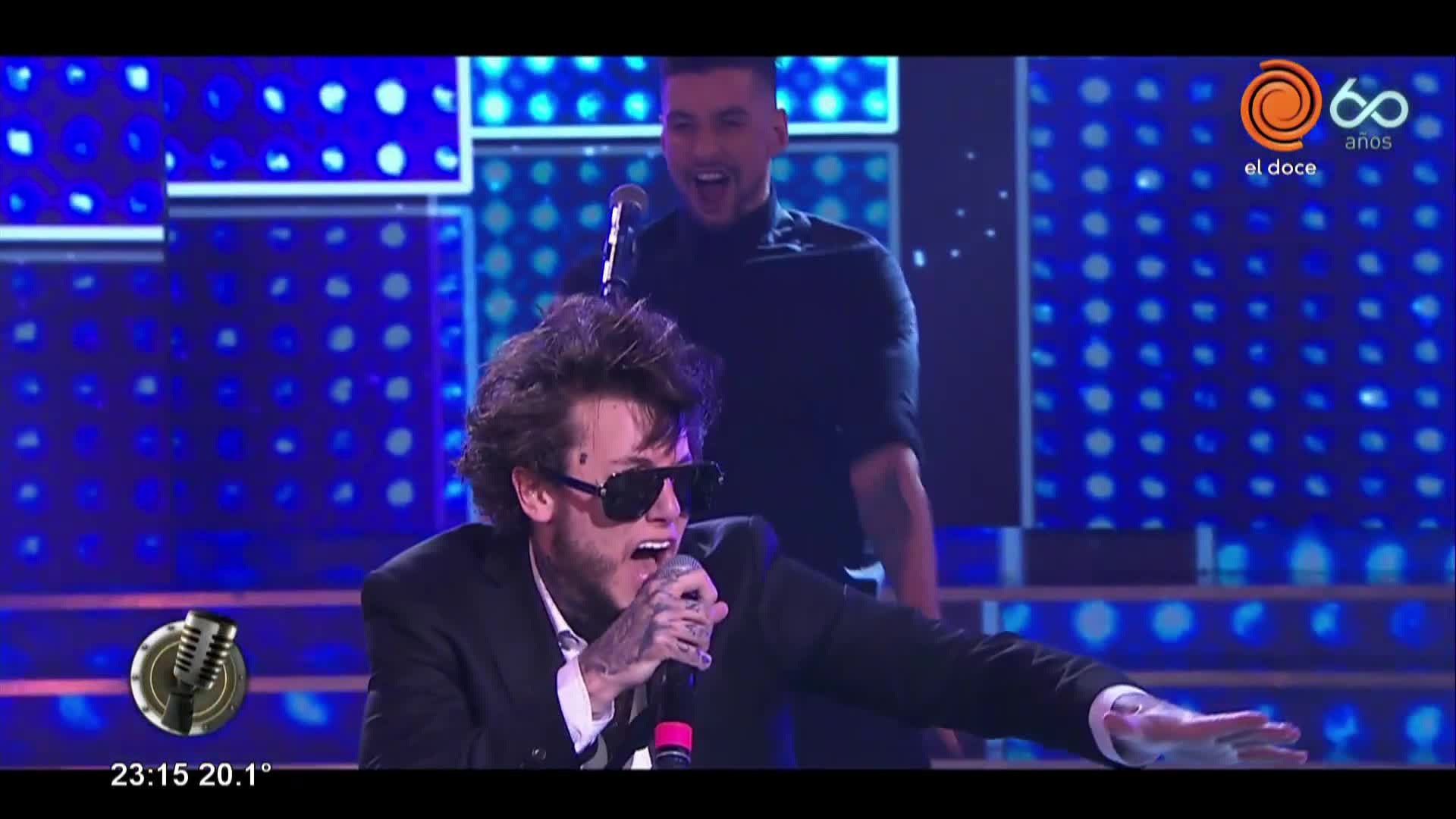 Alex Caniggia debutó en el Cantando 2020