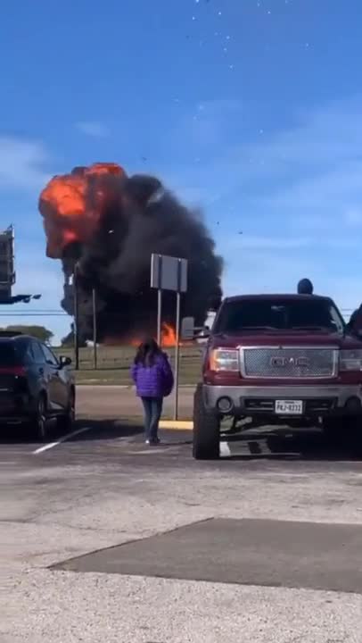 Impresionante choque de aviones