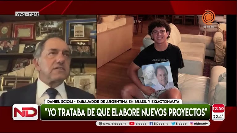 Scioli recordó a Wey Zapata tras el accidente fatal en San Agustín