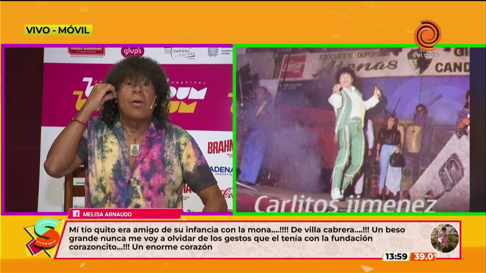 Las anécdotas de la Mona Jiménez con el fútbol
