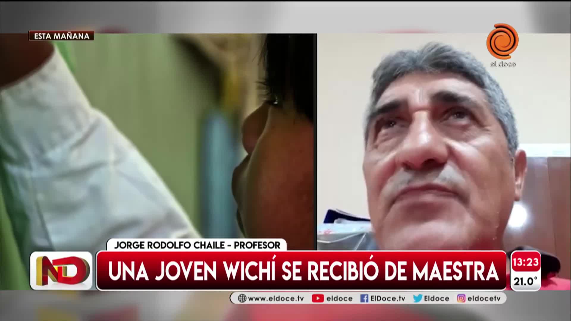 Luisina Pérez, la joven wichí que se recibió de maestra