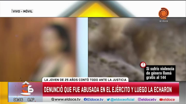 Denunció que fue abusada en el Ejército y luego la echaron