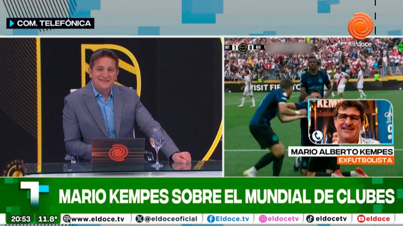Kempes mano a mano con Telenoche