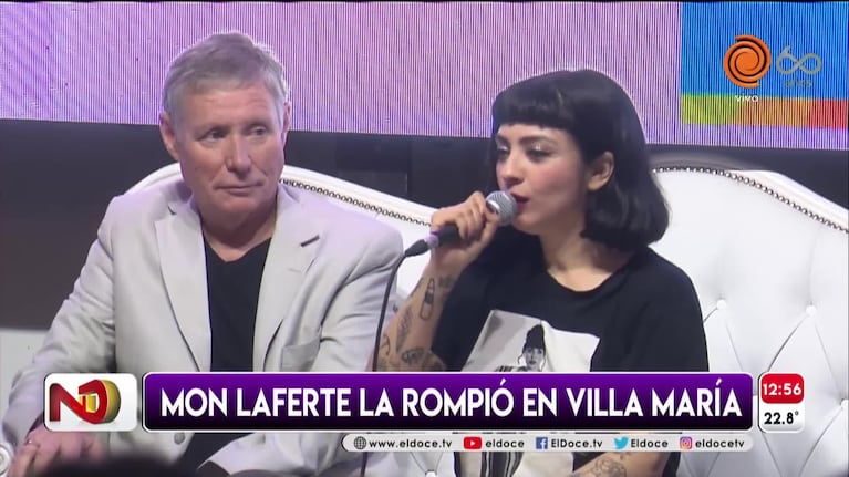 Mon Laferte hizo delirar al público en Villa María