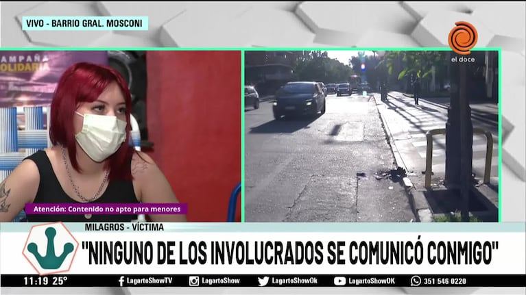 Debieron amputarle otra parte de su pierna, el testimonio de Milagros