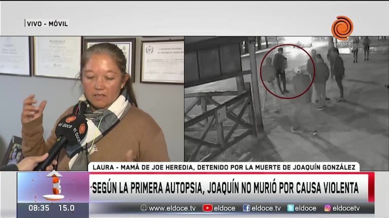 Habló la mamá del detenido por el crimen de Joaquín González