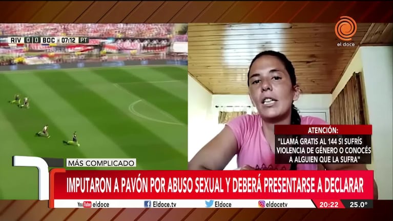 La joven que denunció a Pavón por abuso: "Quiero la detención de Cristian"