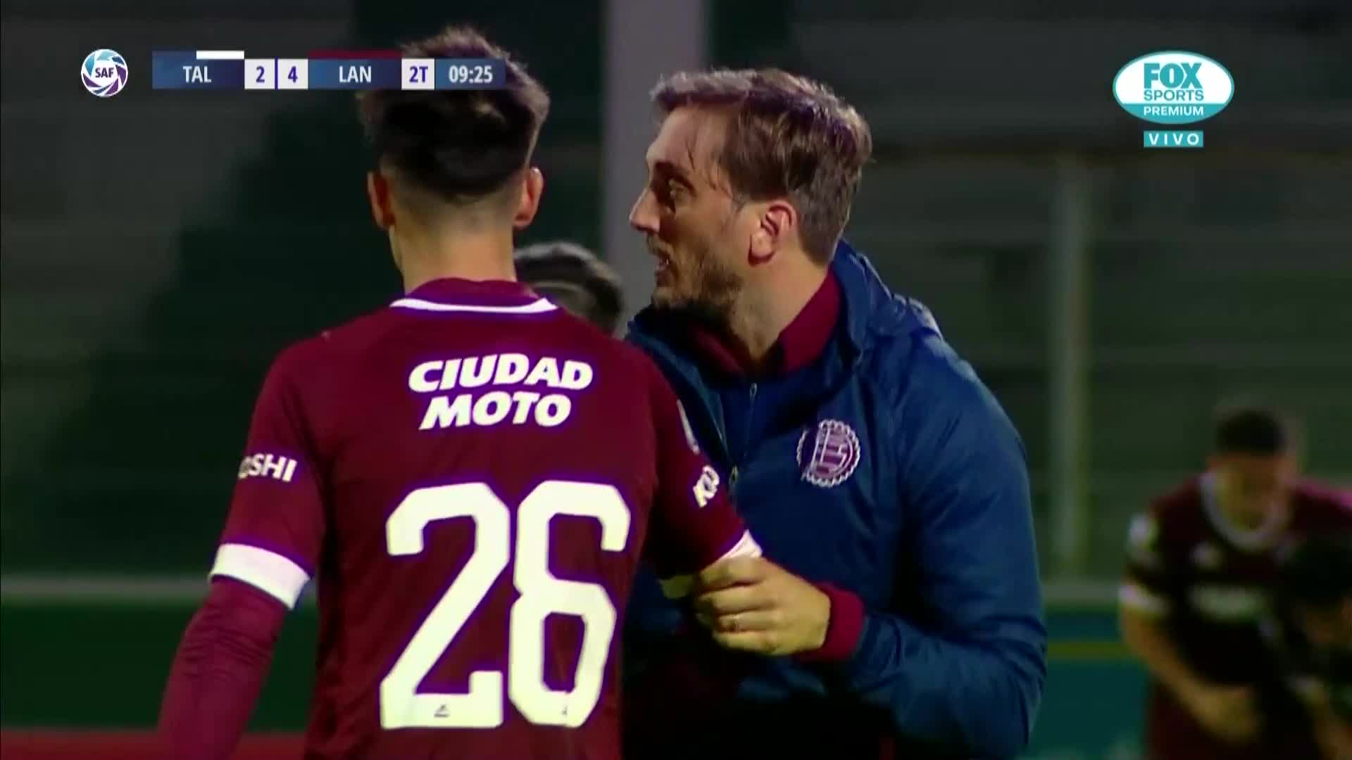 Tenaglia en contra aumentó la ventaja para Lanús