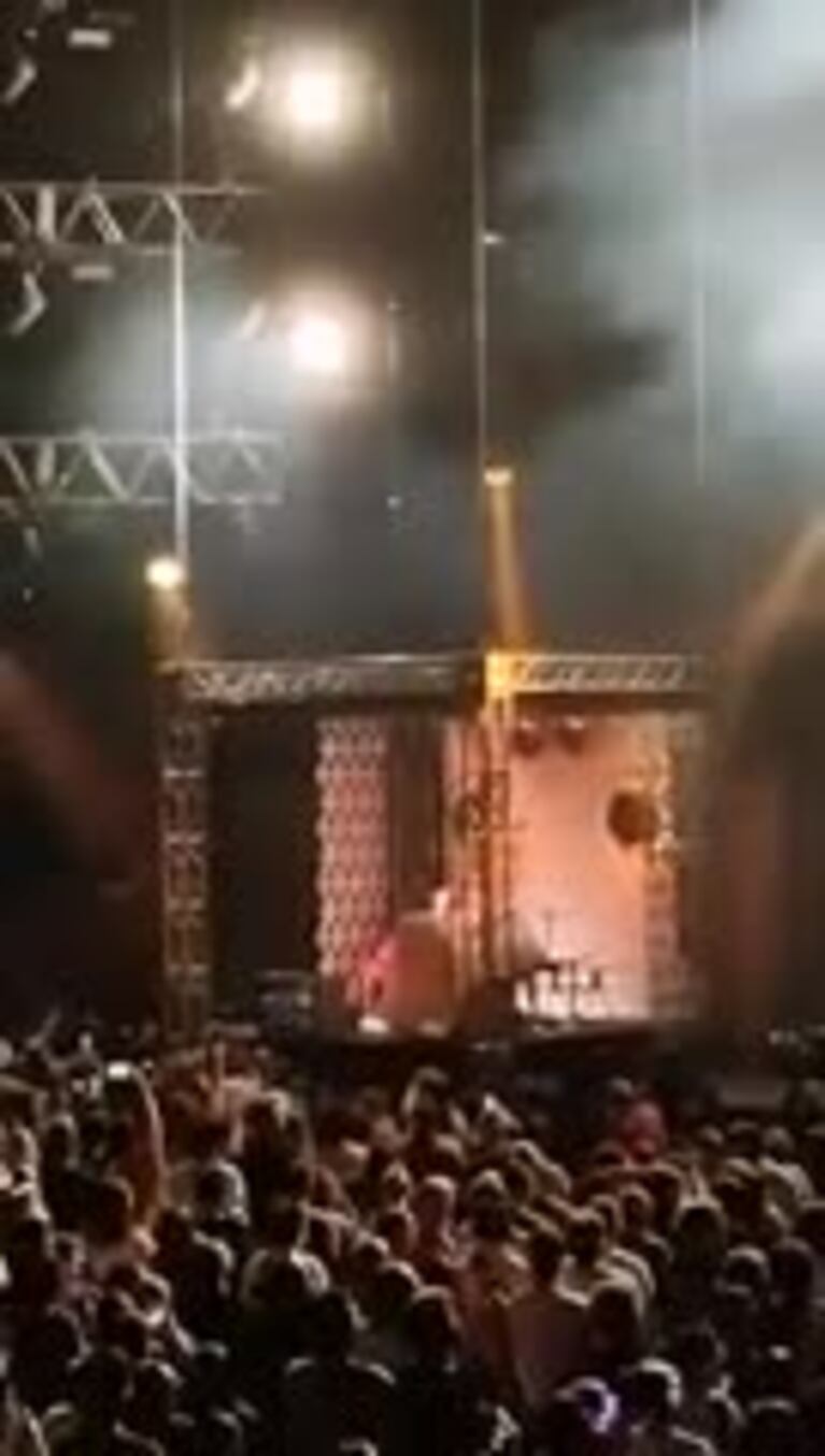 El emotivo mensaje del Chano en su primer show