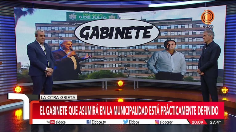 Cruces por la transición municipal: Mestre y Llaryora, enfrentados