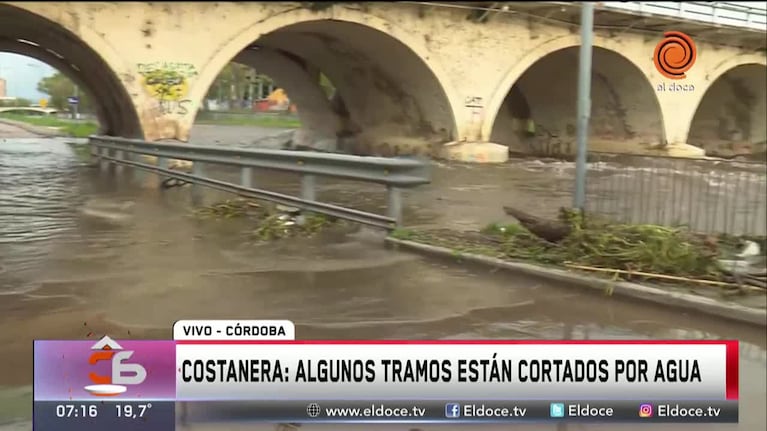 Cortes: el estado de la Costanera y las rutas