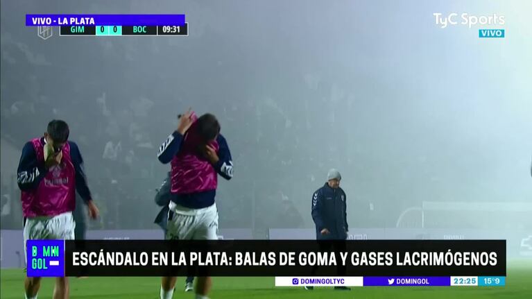 Gravísimos incidentes en Gimnasia-Boca