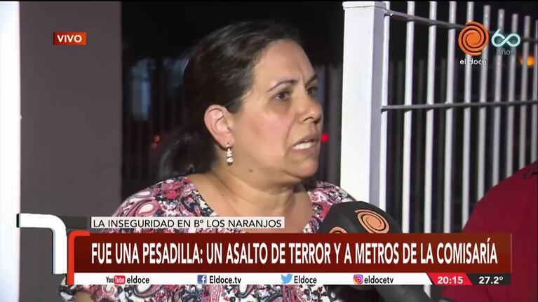 Un asalto de terror y a metros de la comisaría