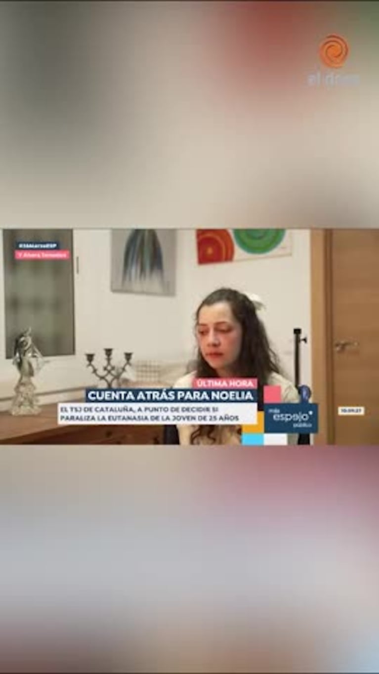 La última entrevista de Noelia Castillo antes de la eutanasia