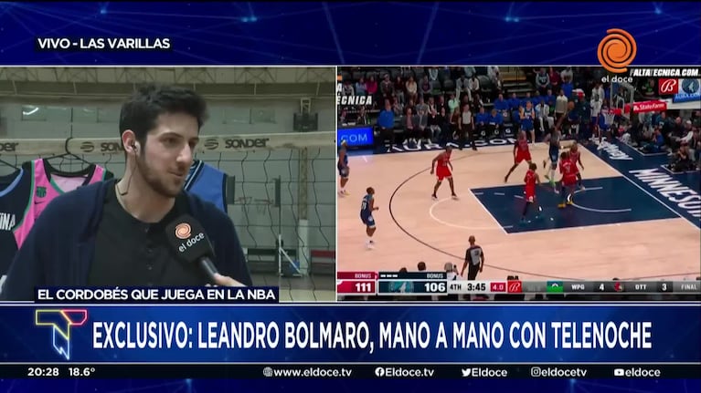 Leandro Bolmaro, 100% cordobés y cuartetero