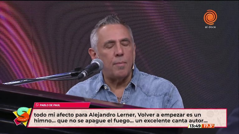 Alejandro Lerner habló de política, su carrera y su familia en Seguimos
