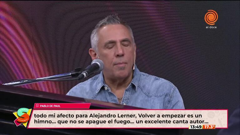 Alejandro Lerner habló de política, su carrera y su familia en Seguimos