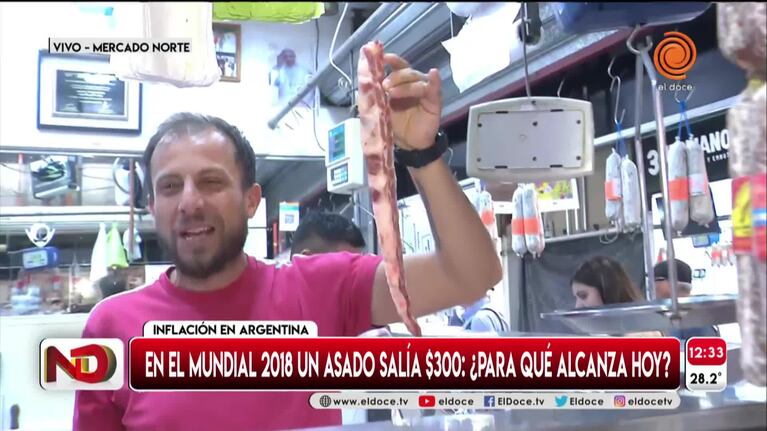 Cuánto aumentó el asado desde el Mundial Rusia 2018 hasta Qatar 2022