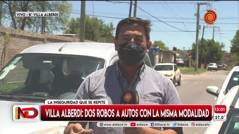 Alerta por ola de robos a autos en la misma zona de Córdoba