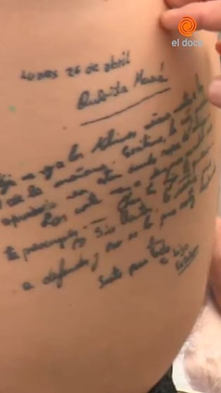 Gesto conmovedor por su padre excombatiente