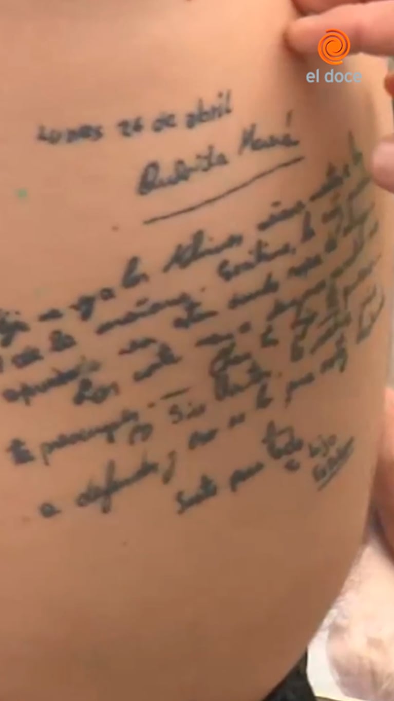 Gesto conmovedor por su padre excombatiente