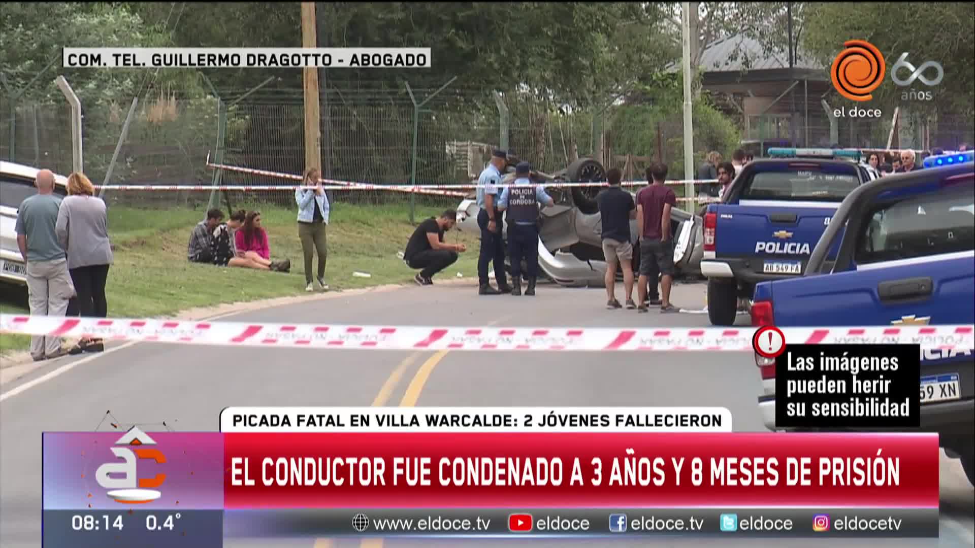 Picada fatal en Villa Warcalde: las condenas