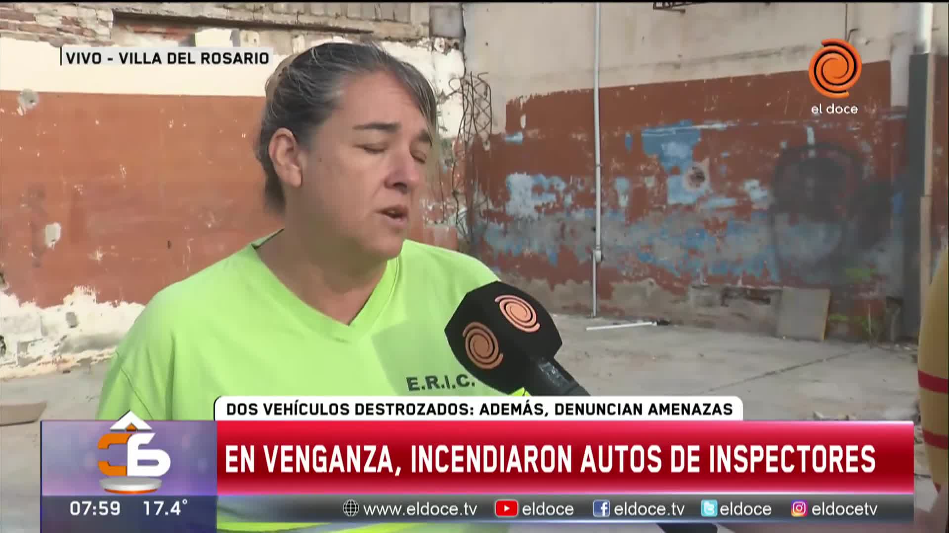 Inspectoras denuncian que les quemaron sus autos por venganza