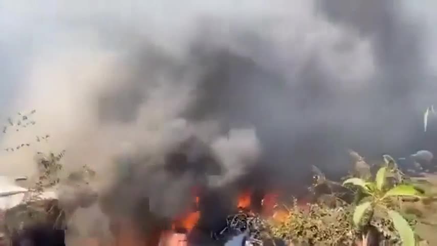 El avión que se estrelló en Nepal