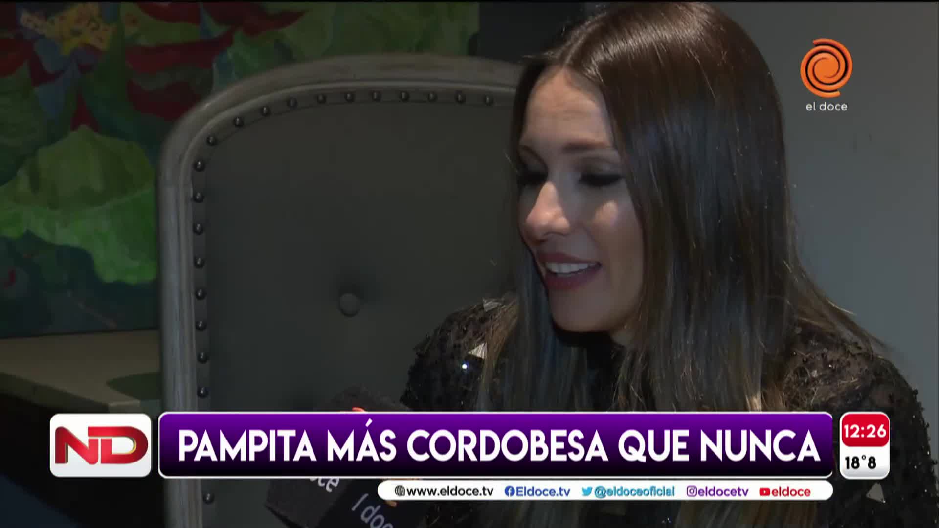 Pampita celebró los 40 años de la Torre Ángela