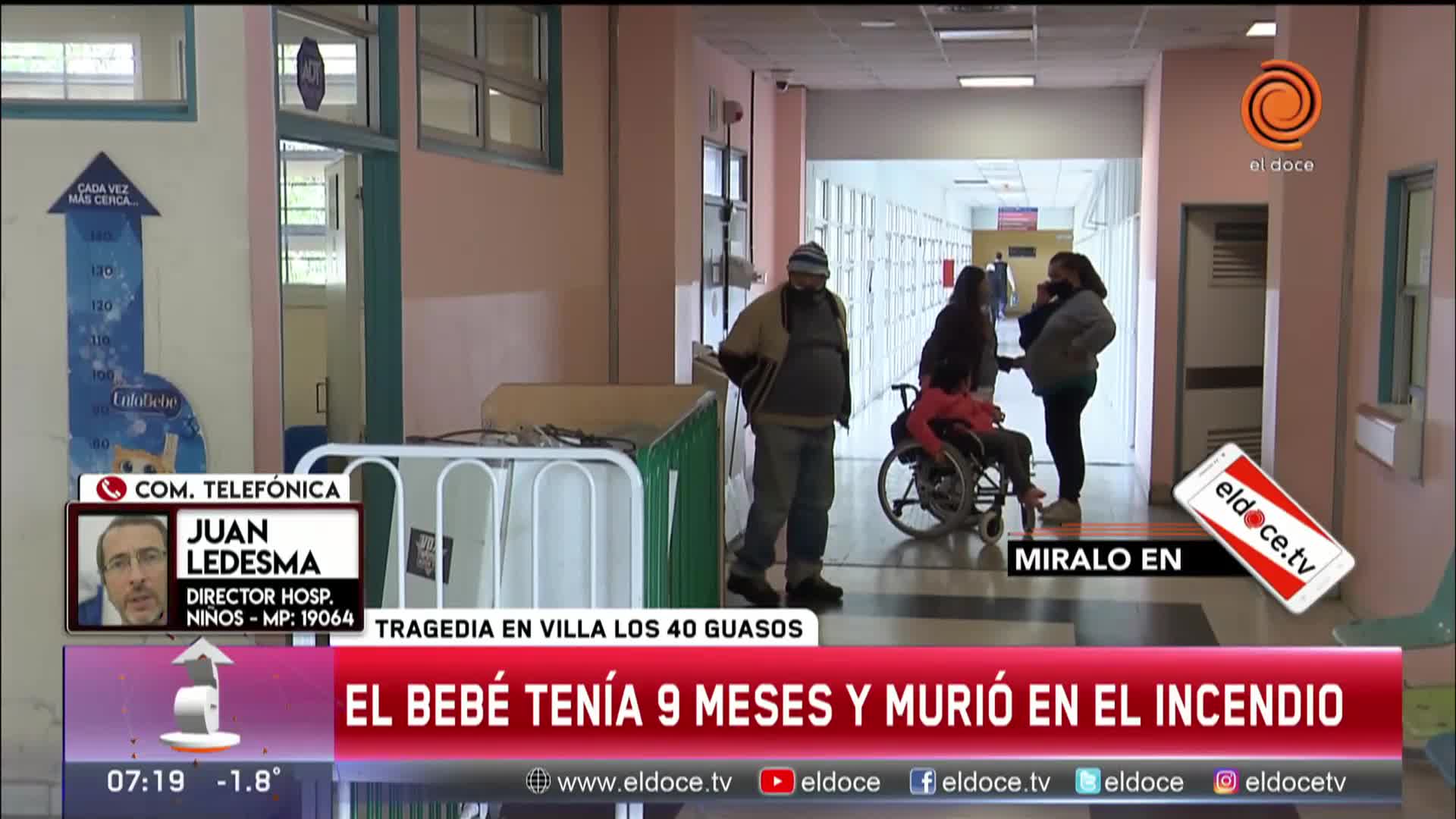 El director del Hospital de Niños dio detalles de la muerte del bebé