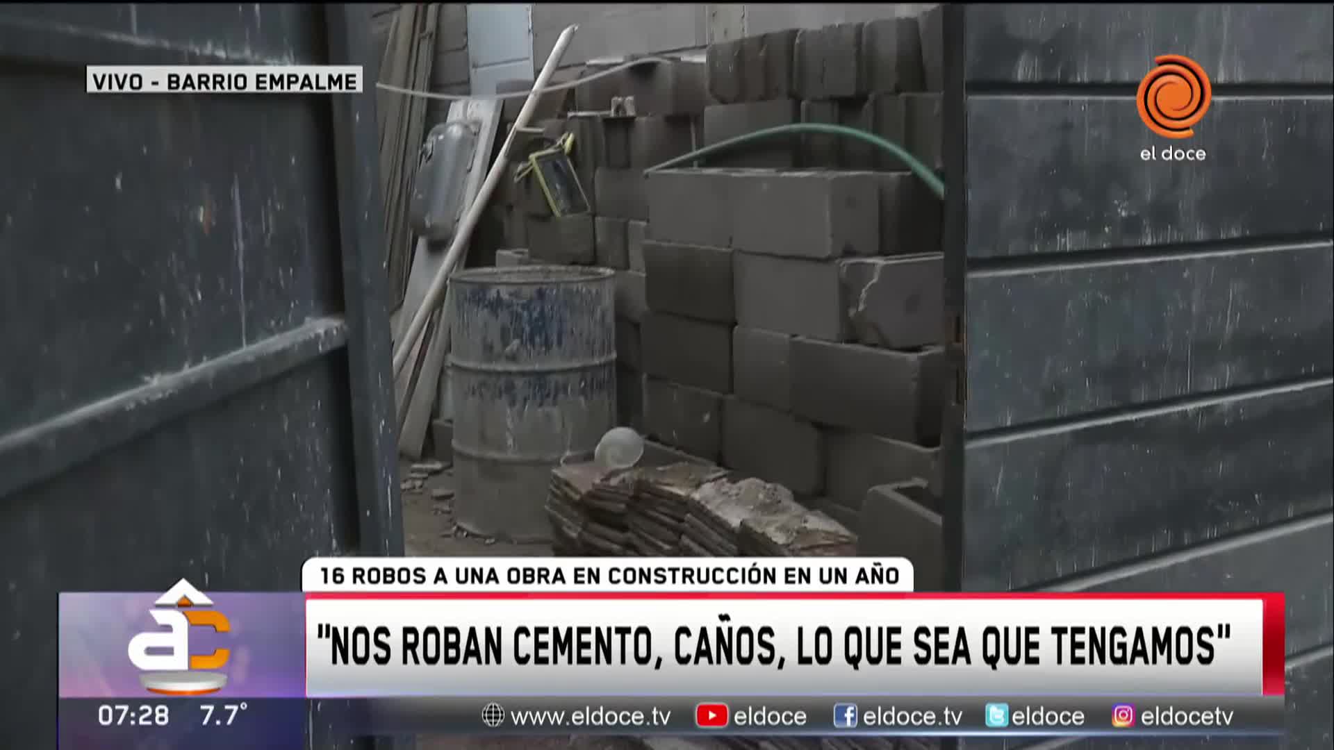 Bº Empalme: Le robaron 16 veces en un año