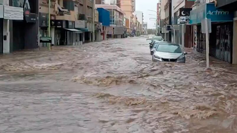 Inundación en Bahía Blanca