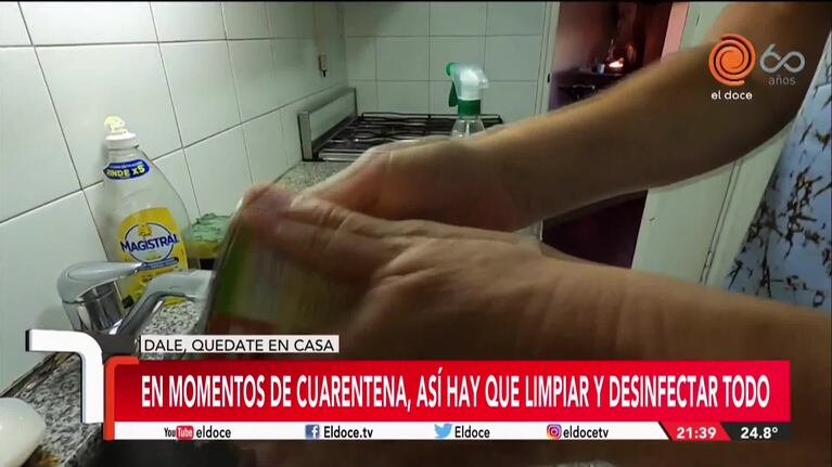 La clave de limpiar todas las superficies en cuarentena
