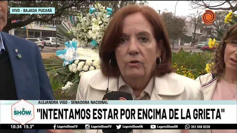 Alejandra Vigo cuestionó al Gobierno nacional por la "crisis profunda" del país