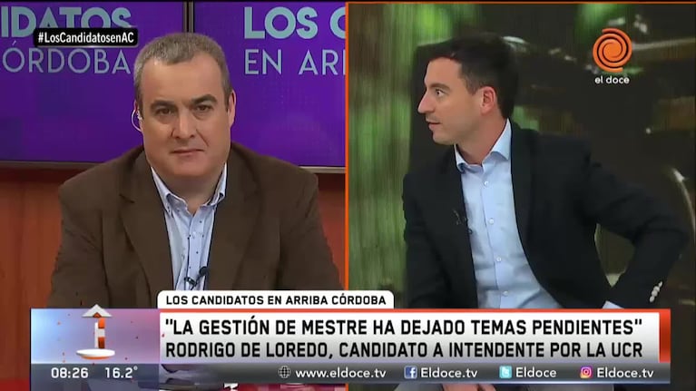 Los candidatos en Arriba Córdoba: Rodrigo De Loredo