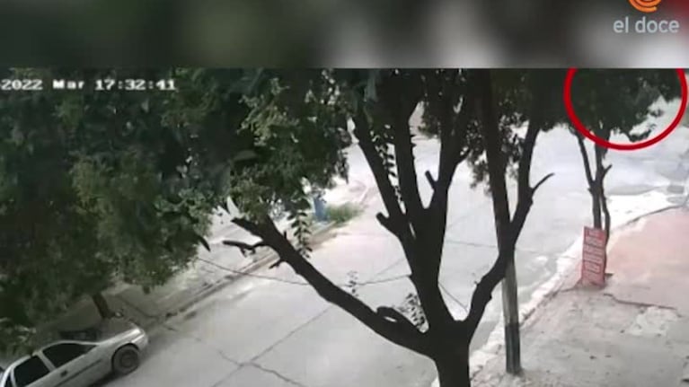 Así circulaba la camioneta en barrio General Bustos