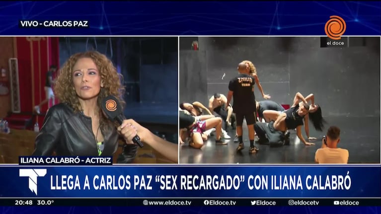 Iliana Calabró contó cómo se prepara para la temporada en Carlos Paz