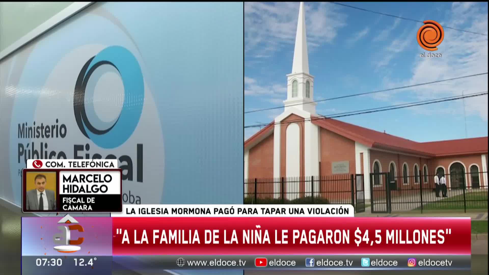 La palabra del fiscal Hidalgo por el caso de la Iglesia Mormona