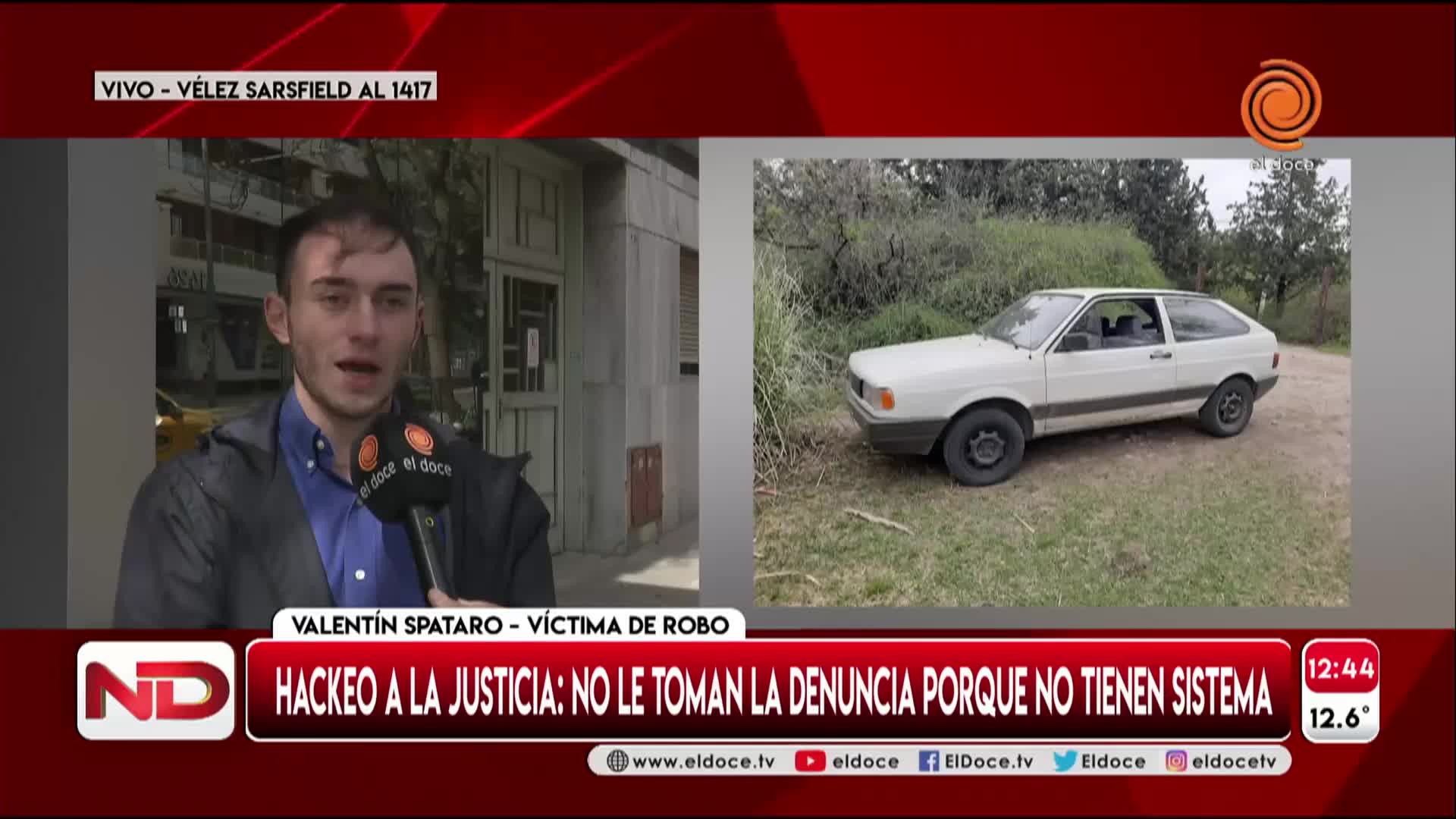 Le robaron el auto el sábado y aún no puede hacer la denuncia