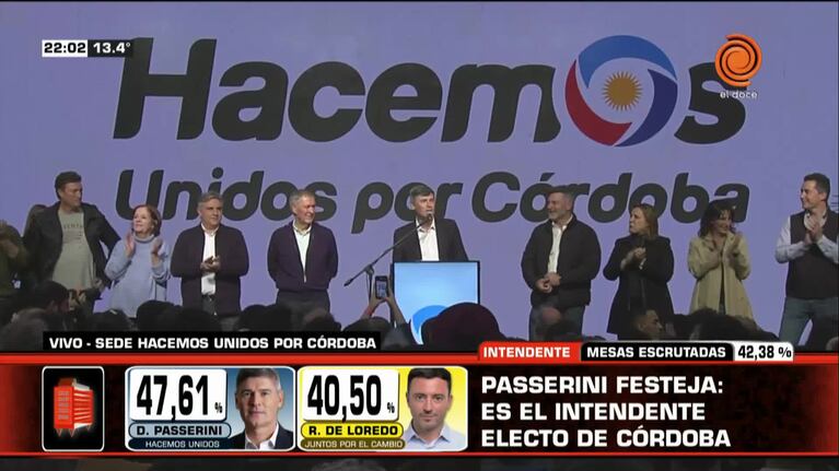 El discurso de Passerini con un mensaje a la oposición