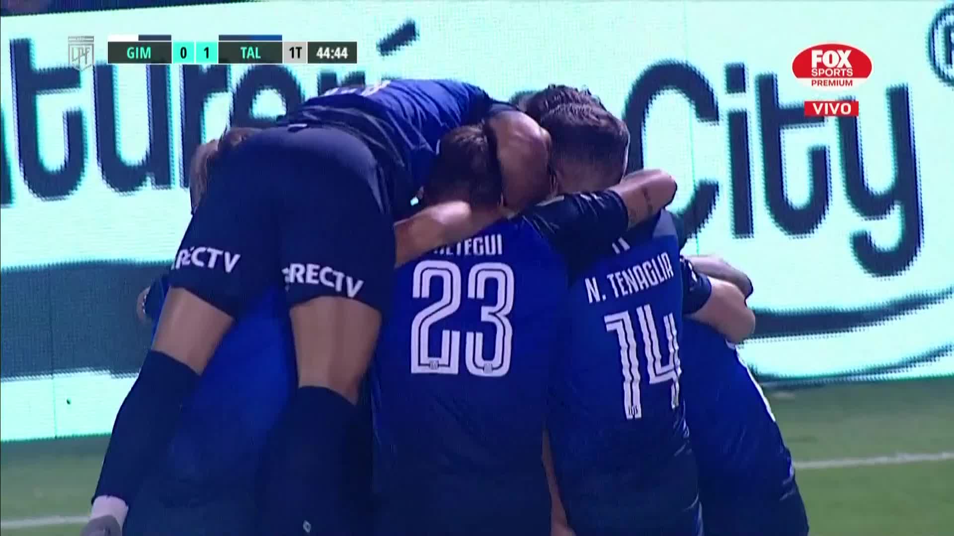 El gol de Méndez para Talleres ante Gimnasia