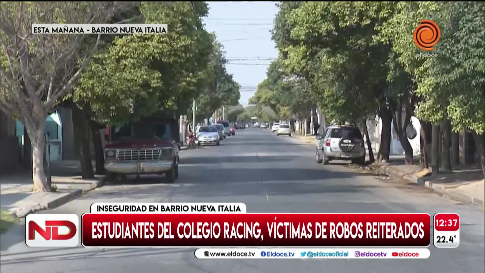 Estudiantes en alerta por los robos a la salida de la escuela de Racing